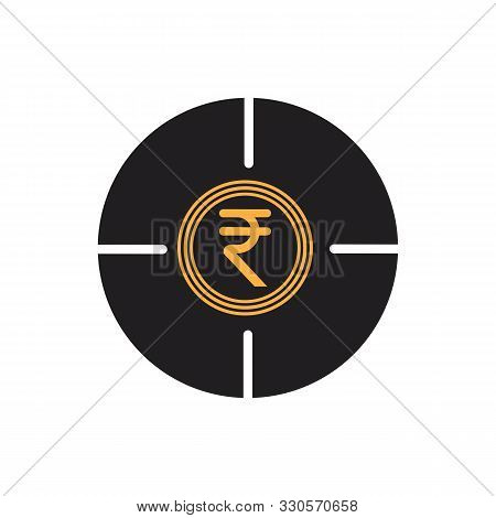 Indian Rupee Icon. Indian Rupee Sign Vector