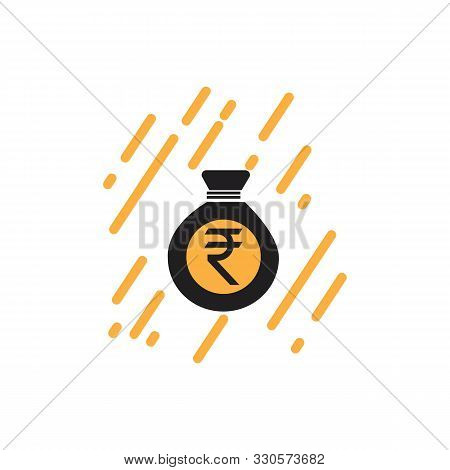 Indian Rupee Icon. Indian Rupee Sign Vector