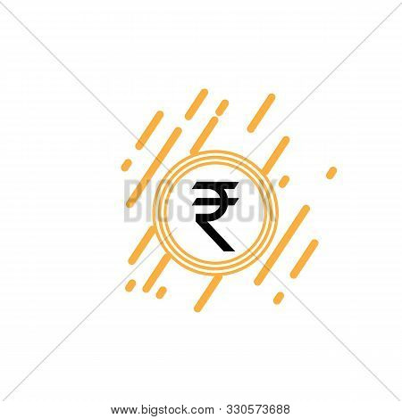 Indian Rupee Icon. Indian Rupee Sign Vector
