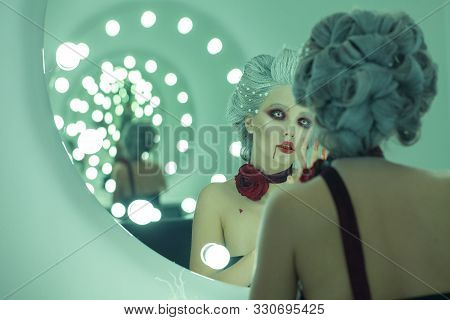 Halloween Makeup Style, Bride Of Dracula Image
