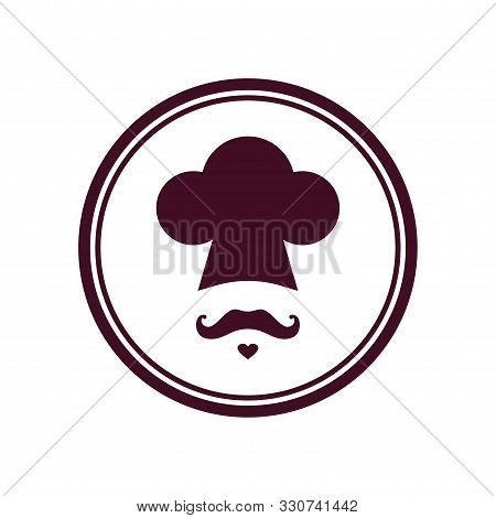 Abstract Cooky Chef Kitchener Logo Icon Vector Concept Design