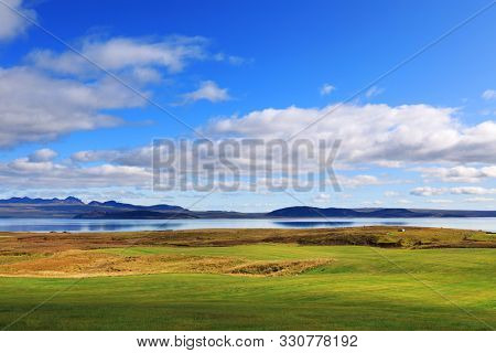 Summer landscape in Pingvellir National Park, Iceland, Europe