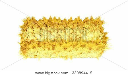 Bale On White Background Hay Bale 3d Render With Alpha Channel