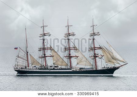 Big Sailing Ships In The Black Sea