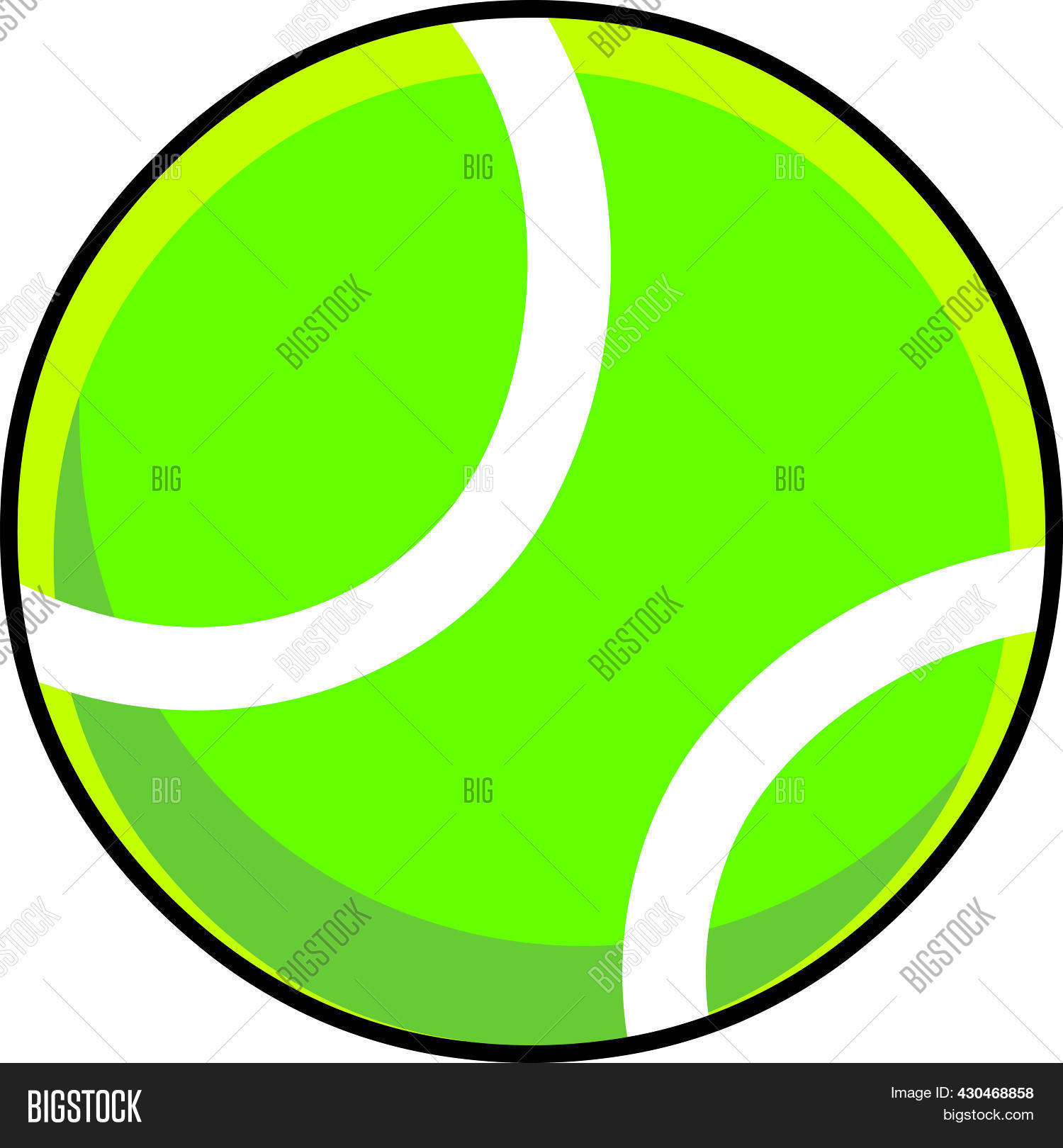 Cartoon Tennis Ball. Image & Photo (Free Trial) Bigstock