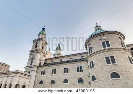 The Salzburg Cathedral (salzburger Dom) At Salzburg, Austria