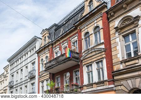 Flag Rainbow On The Balcony Pride Community On Lgbt People