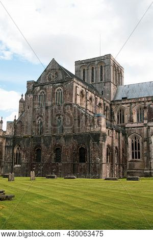 Winchester, United Kingdom, 10th August 2021:- A View Of Winchester Cathedral