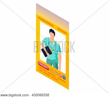 Medical Officer S Resume, Mobile App, Job Search, Staff Selection. Recruitment Agency, Hiring Employ