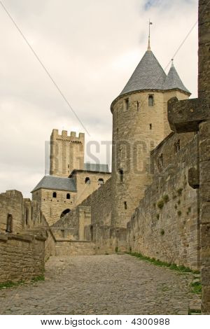 Carcassonne - en del af Cite