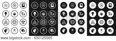 Set Electrical Panel, Diamond, Light Bulb With Concept Of Idea, Solar System, Molecule, Secure Shiel