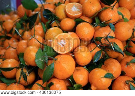 Fruit Tangerine For Sale At Fair