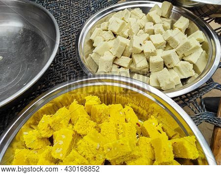 Gujarat Village Dudhpak Food Items Photos Selective Focus