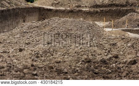 Professionist Archaeological Work, Archaeologists Dug A Hole In Field To Search For Historical Artif