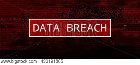 Futuristic Digital Technology Vector Background. Cyber Attack, Ransomware, Malware, Scareware