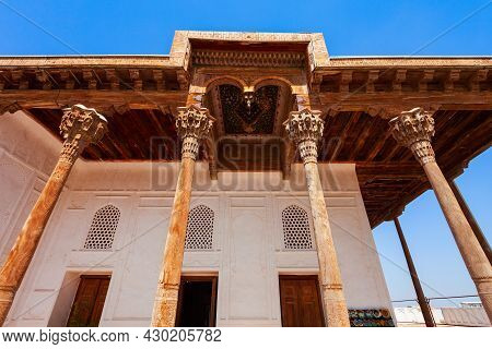 Friday Mosque Or Jami Masjid Inside The Ark Of Bukhara, An Ancient Fortress Located In Bukhara City,