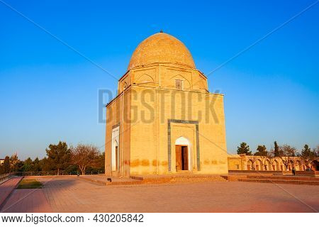 The Rukhabad Mausoleum Is A Memorial And Cult Structure Of The Xiv Century In Samarkand City, Uzbeki