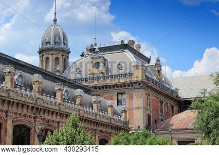Budapest, Hungary - Nyugati Railway Station Building In Pest District.