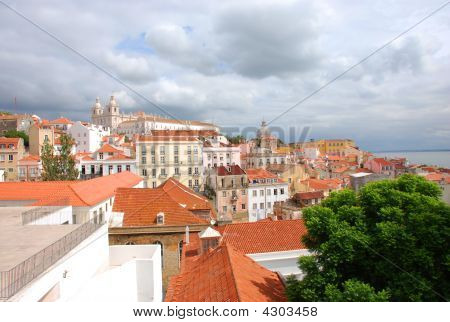 Vista su Lisbona