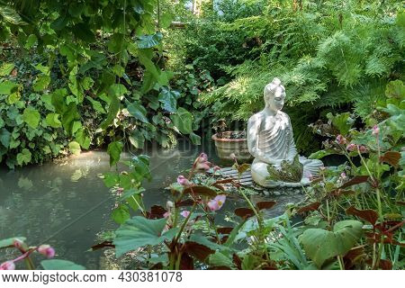 André Heller Botanical Garden. Gardone Riviera (bs), Italy - August 25, 2020