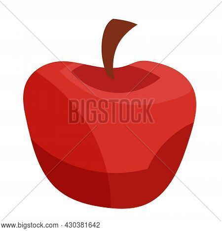 Ripe Red Apple. Fruit Vector & Photo (Free Trial) | Bigstock