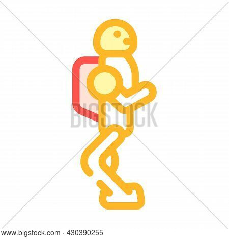 Cyborg Robot Technology Color Icon Vector. Cyborg Robot Technology Sign. Isolated Symbol Illustratio