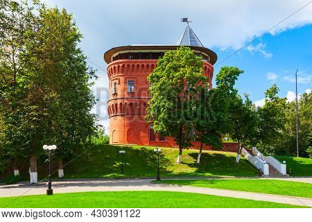 Ancient Water Tower In The Centre Of Vladimir City, Golden Ring Of Russia