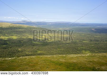 Mountain Landscape In Summer, Idre - Dalarna