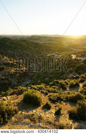 Tas Yaran Valley In Usak Turkey. Natural Rock Formations Created By The Flowing Water