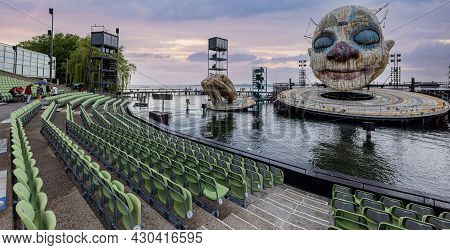 The Floating Stage On Lake Constance At Bregenz Performing Arts Festival - Bregenz, Austria - July 2