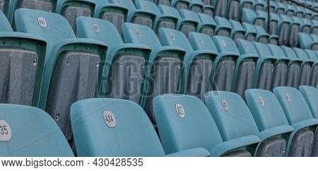 Audience Seats At Bregenz Performing Arts Festival On Lake Constance - Bregenz, Austria - July 28, 2