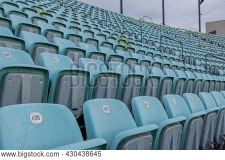 Audience Seats At Bregenz Performing Arts Festival On Lake Constance - Bregenz, Austria - July 28, 2