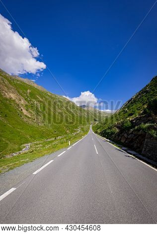 Famous Timmelsjoch High Alpine Road In The Austrian Alps Also Called Passo Rombo - Travel Photograph