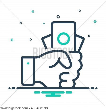 Mix Icon For Fee Payment Wage Salary Allowance Contingency-fee Emolument Pay-packet