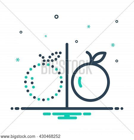 Mix Icon For Past Gone-by Former Ex Prior Ago Previous Before Anterior Fruit