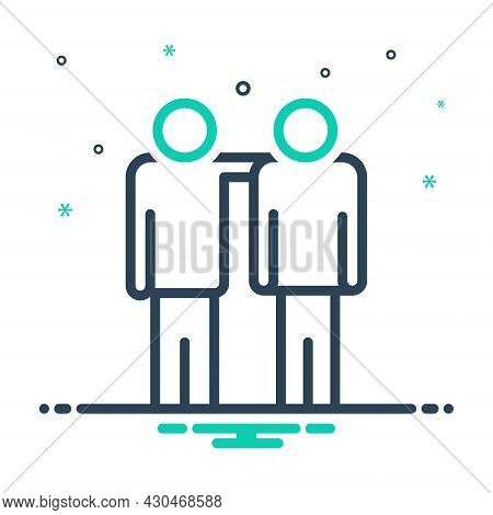 Mix Icon For Fellow Fella Codger Bloke Partner Mate Colleague Companion Friend Buddy