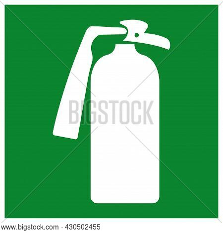 Fire Extinguisher Symbol Sign, Vector Illustration, Isolate On White Background Label. Eps10