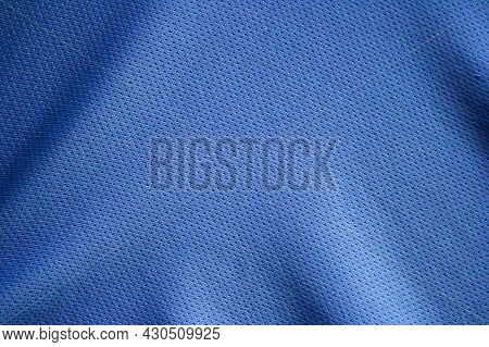 Sport Clothing Fabric Texture Background, Top View Of Cloth Textile Surface
