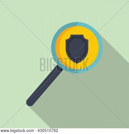 Reliability Search Icon Flat Vector. Bonus Money. Online Business