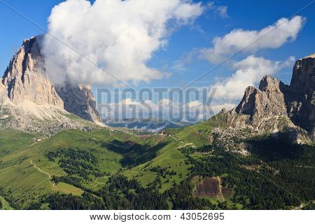Przełęcz Sella, Trentino, Italy