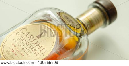 London, United Kingdom - October 11, 2020 Bottle Of Cardhu Gold Reserve, Single Malt Scotch Whisky C