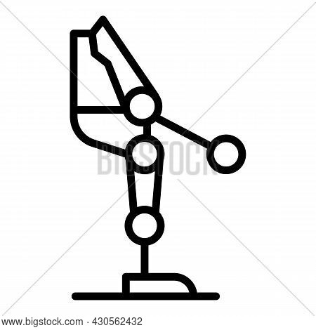 Exoskeleton Part Icon Outline Vector. Robot Suit. Artificial Man