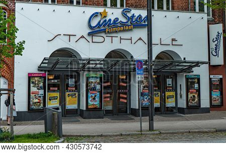 Cinestar Stadthalle Movie Theater In Lubeck Germany - Lubeck, Germany - May 10, 2021
