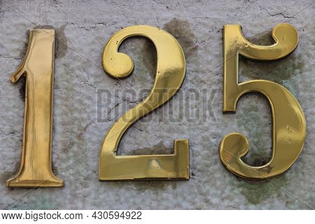 House Number 125 In The City Of Lisbon, Portugal