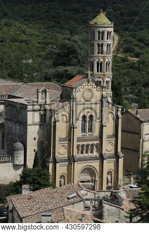 The Saint-theodorit Cathedral Of The City Of Uzes