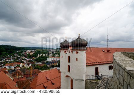 Onion Dome With Onion Helmet Or Onion Dome Photographed On A Church Tower As An Architectural Roof C