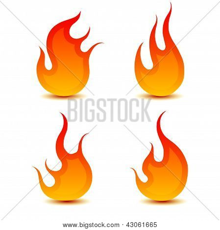 Flammes de feu