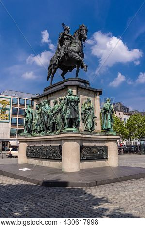 Monument At Heumarkt In The City Of Cologne - Cologne, Germany - June 25, 2021