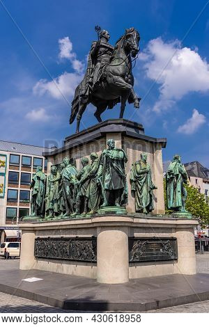 Monument At Heumarkt In The City Of Cologne - Cologne, Germany - June 25, 2021