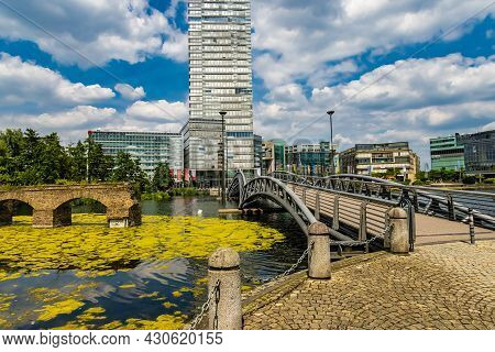 Media Park In The City Of Cologne From Above - Cologne Germany - June 25, 2021